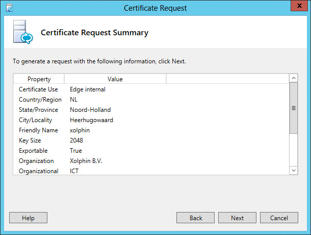 Lync 2013 - Aanmaken CSR